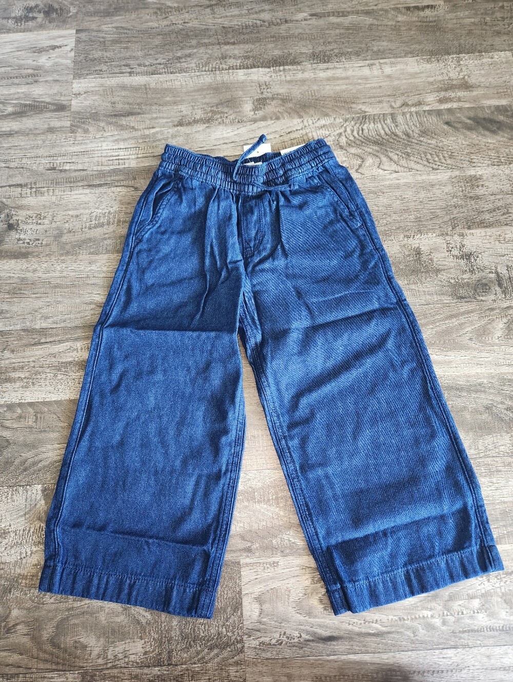 J. Crew Factory Girls' wide-leg drawstring jean